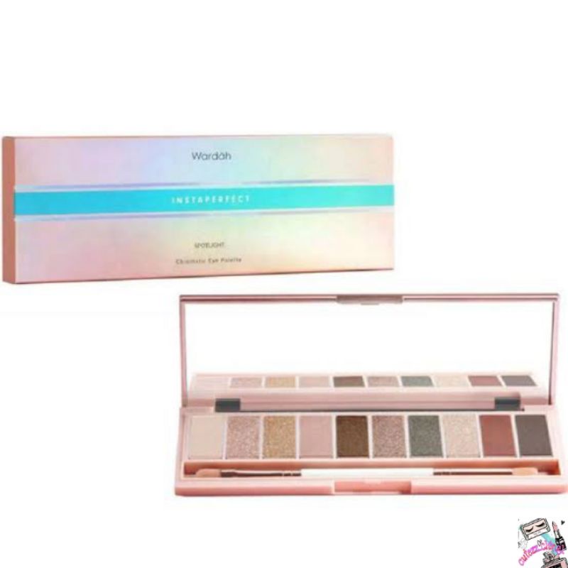 ☃Cutezz_Ching1☃Wardah Instaperfect Spotlight Chromatic Eye Palette 10g