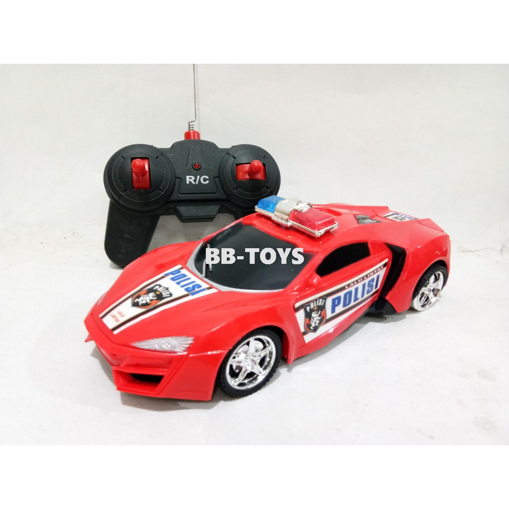 Mainan Mobil Remote Control - RC Polisi Lalu Lintas - 119-1