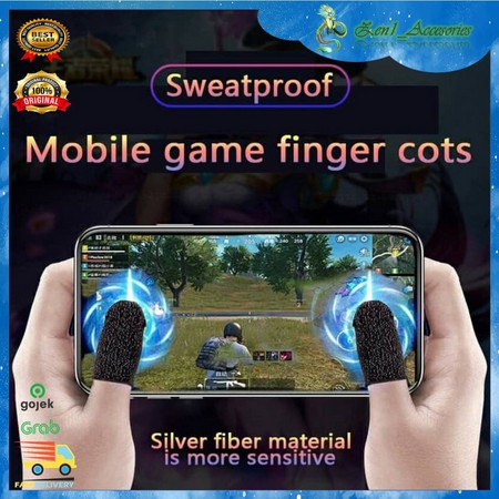 Sarung Jempol Untuk Main Game ML PUBG sarung tangan jempol Touchscreen