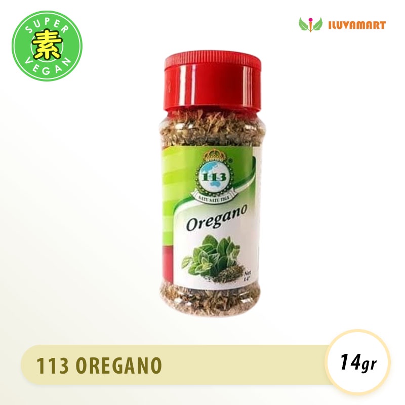 

Daun Oregano Leaves Merk 113 Kering halus Murni 100% Asli kemasan botol