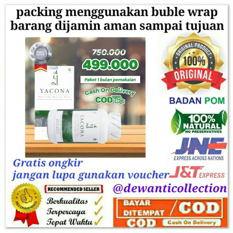 Yacona Asli 100 Yacona Original Obat Herba Atasi Diabetes 