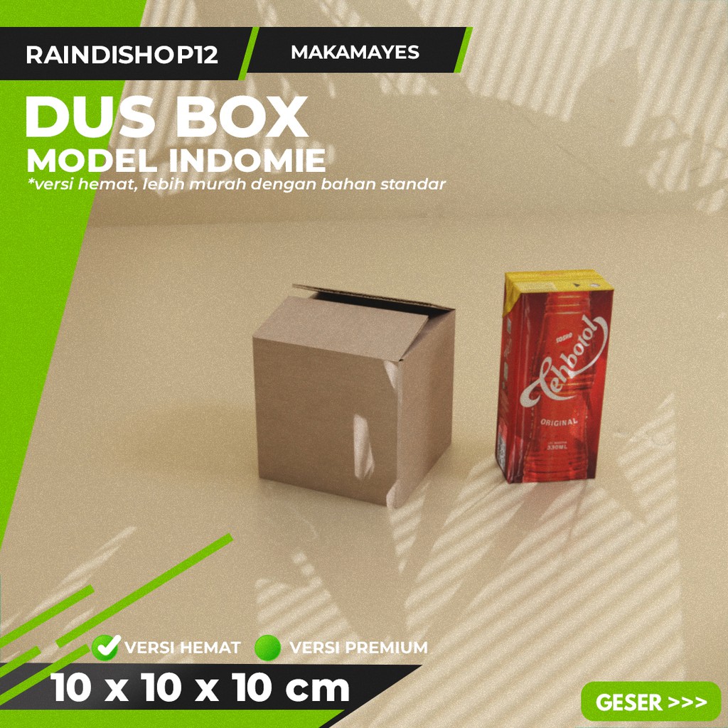 

BOX 10 X 10 X 10 CM KARDUS KOTAK KEMASAN PACKAGING KADO POLOS