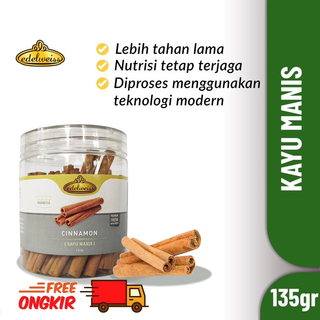 

Edelweiss Rempah Kayu Manis Batang (Cinnamon Roll) 135gr