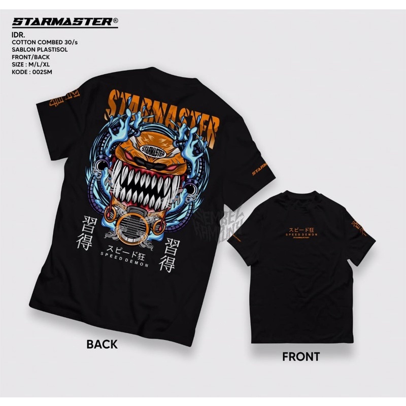 TSHIRT ORIGINAL STARMASTER BANDUNG LOCAL PRIDE