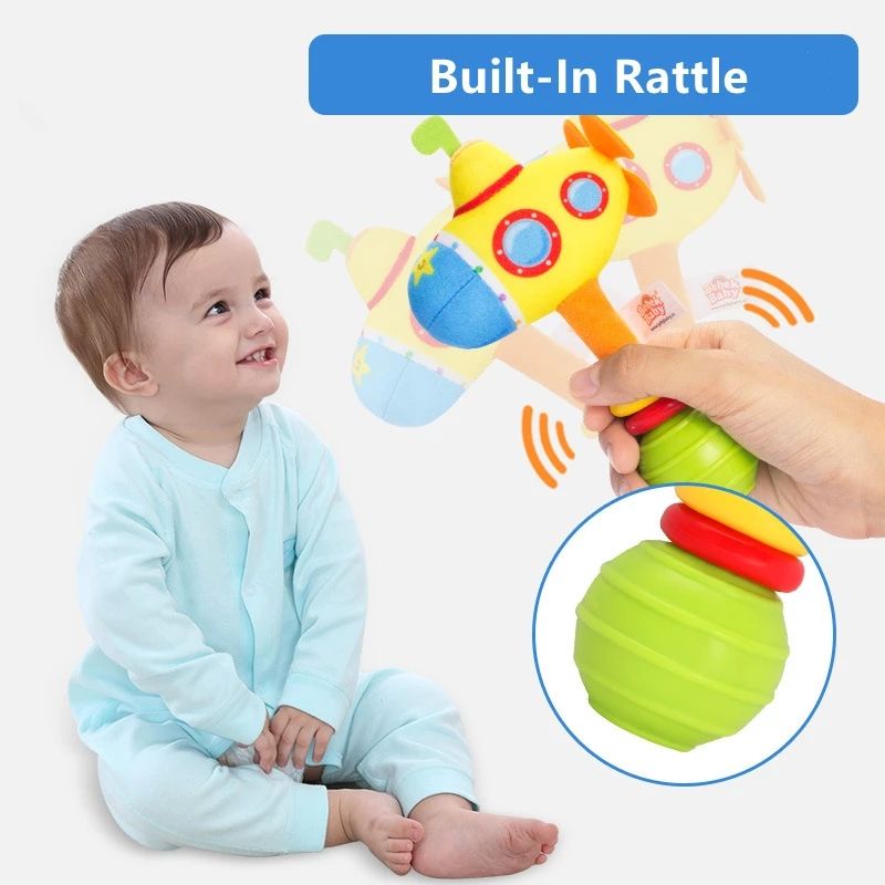 Mainan Rattle Bayi Anak Lucu Model Transportasi