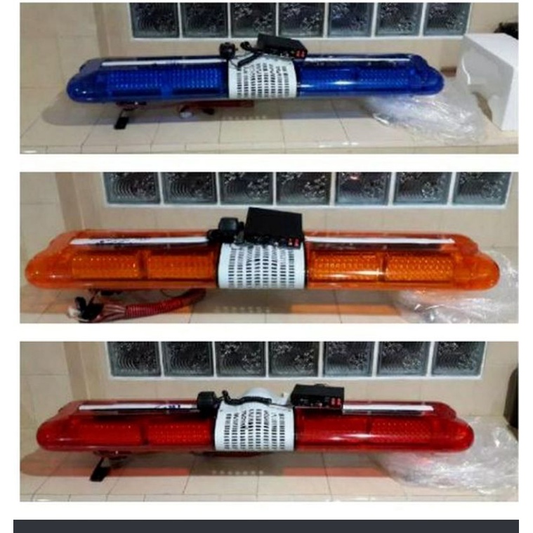 Lampu Polisi Rotator Sirine Patwal Patroli Ambulance LED - Merah