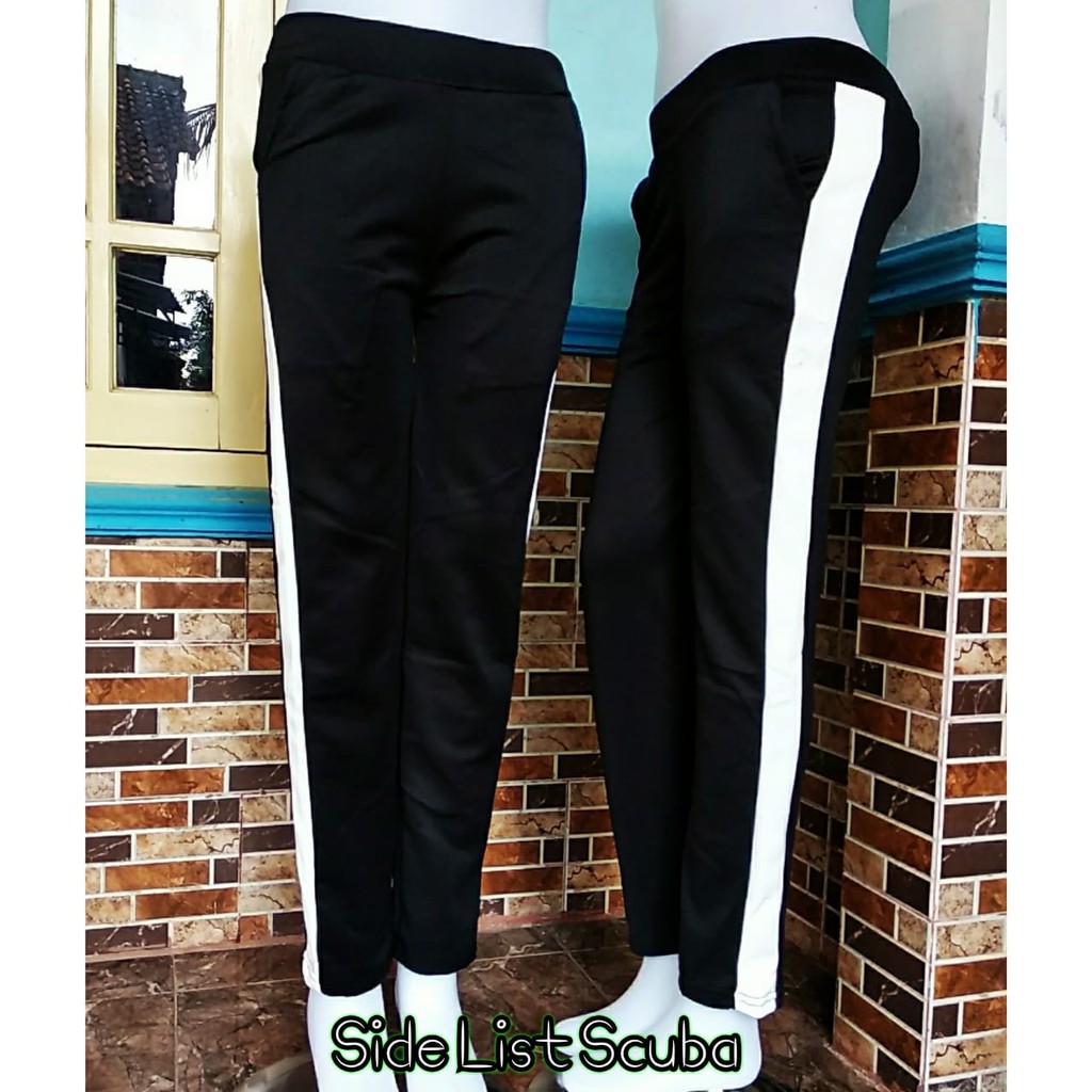  CELANA  PANTS SIDE LIST SCUBA  PREMIUM  Shopee Indonesia