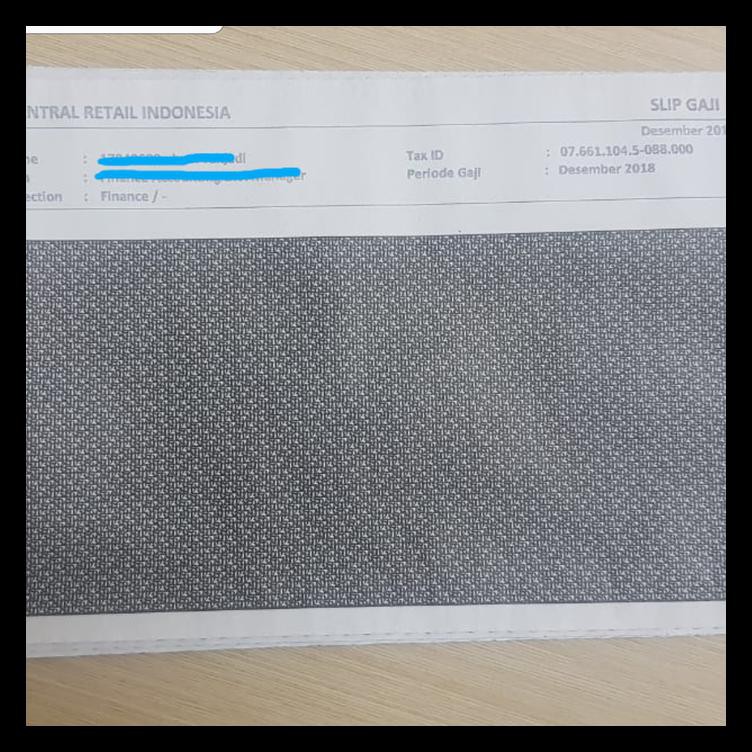 Slip Gaji Carbonize Terbaru