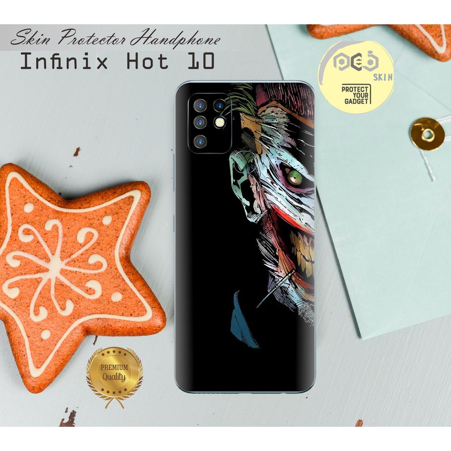 Garskin HP Infinix Hot 10 motif Jker - Free custom Motif