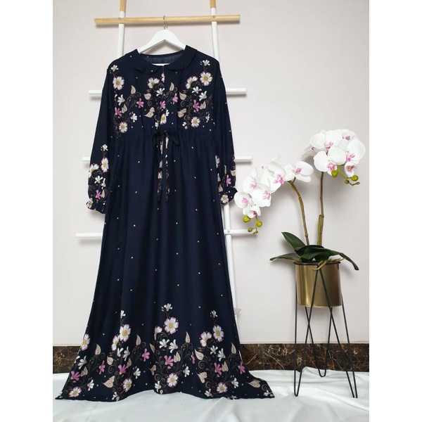 Home Dress Daster Gamis Rayon Premium Lengan Panjang