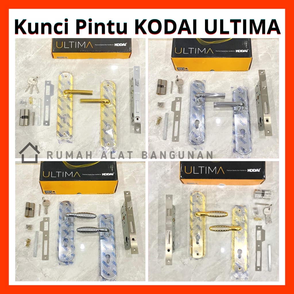 Gagang Pintu Kodai ULTIMA / Kunci Pintu Kodai / Set Handle Pintu Kodai Ultima