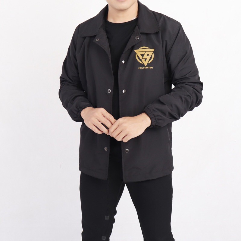 Jaket Coach Windbreaker Parasut Folksystem orginal