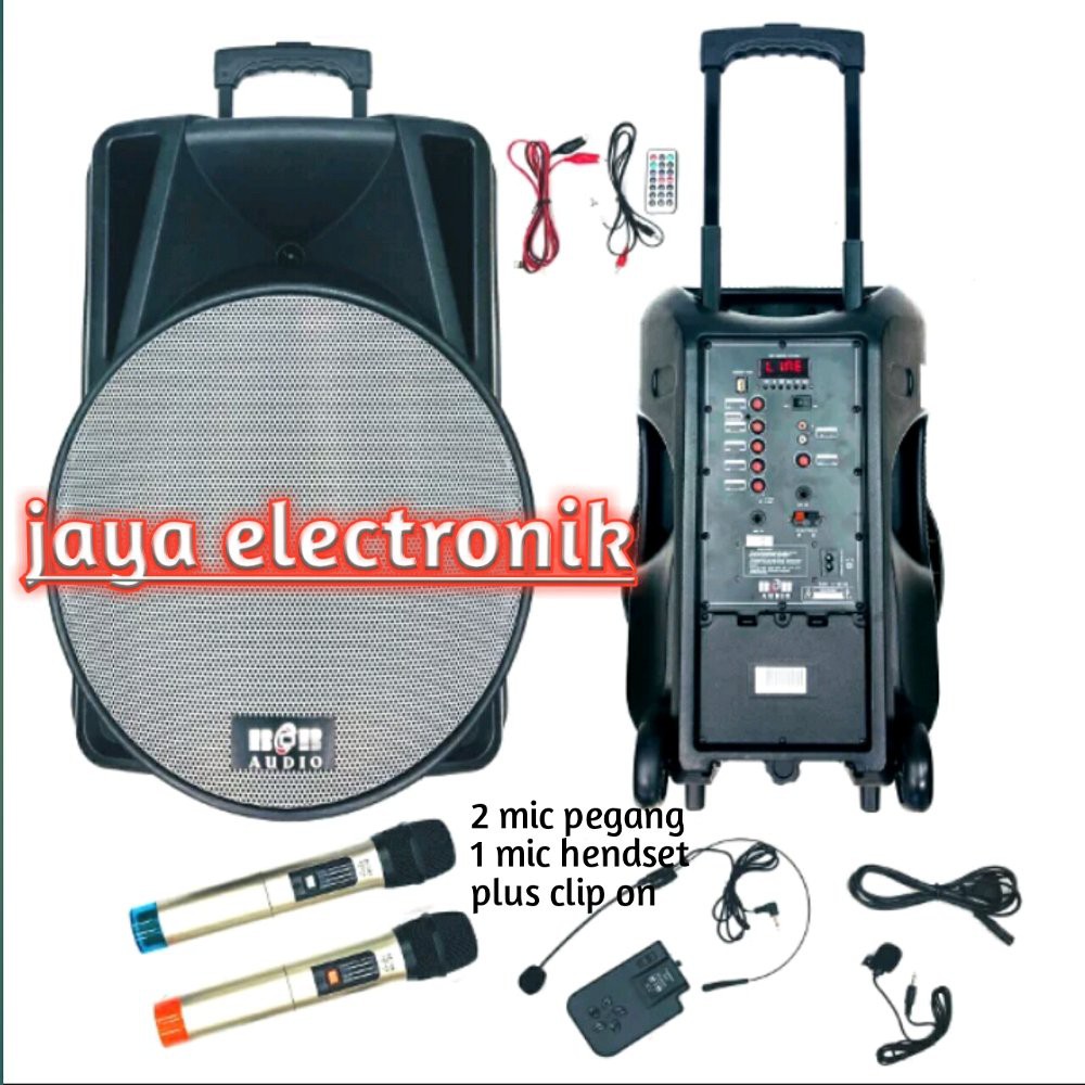 portable meeting wireless amplifier speaker BOB AUDIO BMU 15INCHI