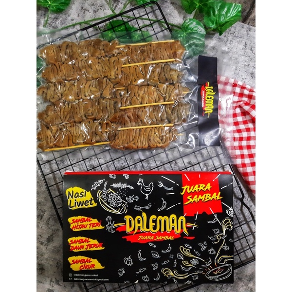 

Sate Usus Kecil Isi 10 Pcs + Sambal