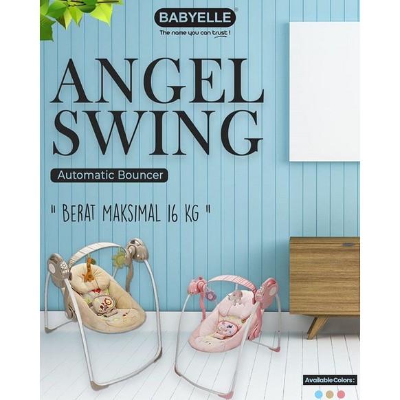 Ayunan BabyElle Baby Swing Automatic 3300 Angel with MP3 Function SD Card