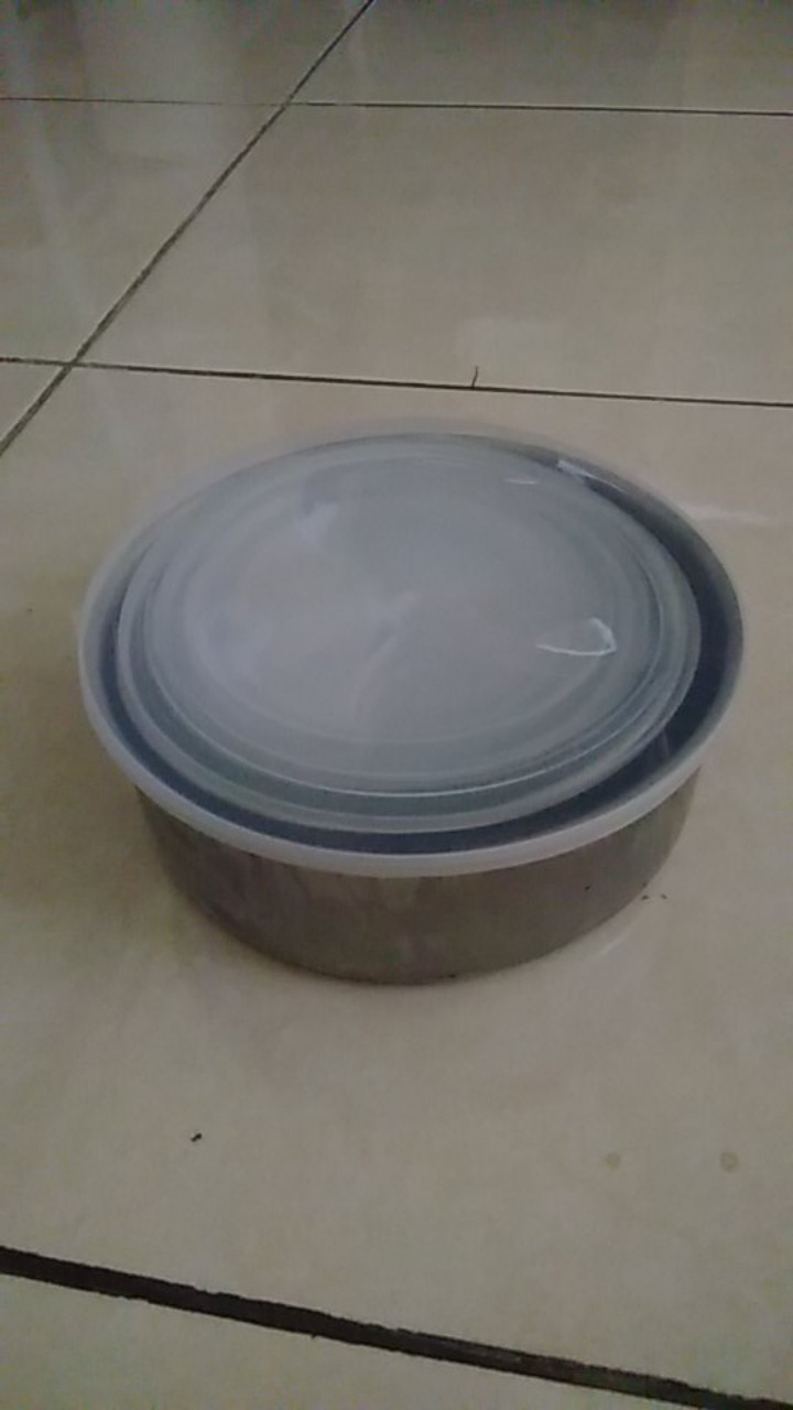 Rantang Makanan Susun 5 Material Stainless Steel Dapat Tutupnya Juga