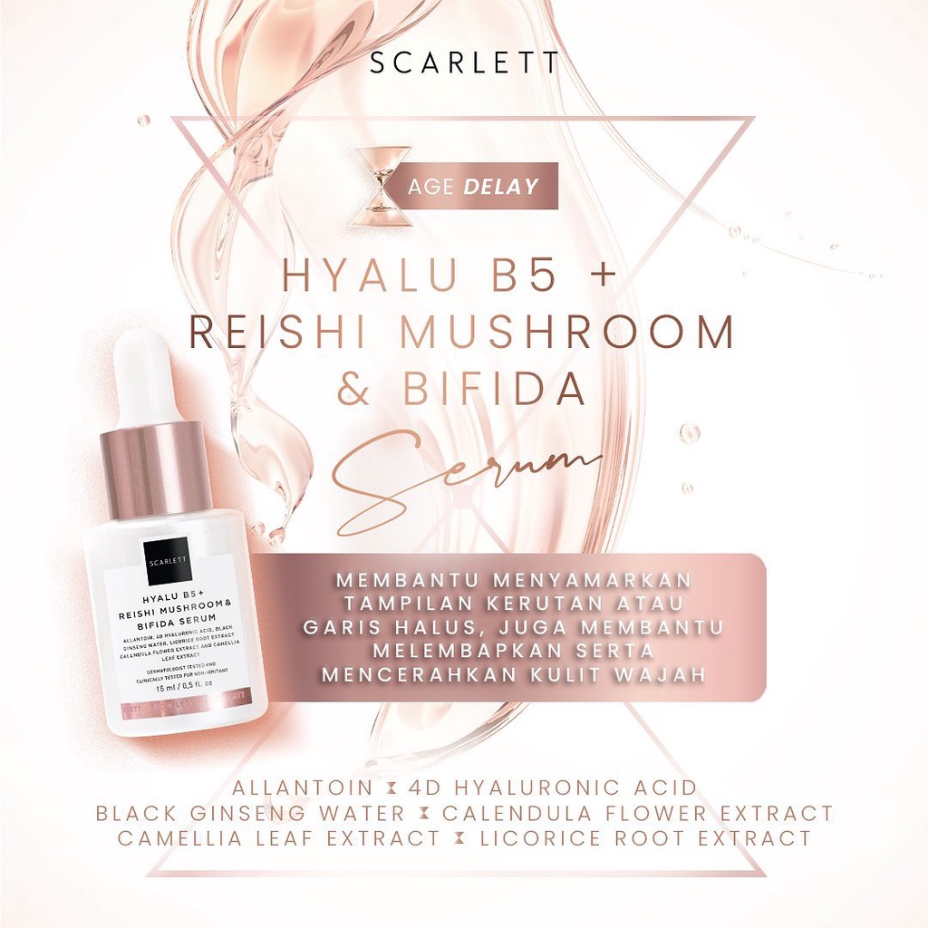 SCARLETT WHITENING SERUM C-POWER BRIGHTLY ACNE GLOWTENING RETINOL NIACINAMIDE EYE SERUM BRIFIDA by Felicya Angelista / Serum Wajah Muka Berjerawat Normal Glowing Murah Original BPOM