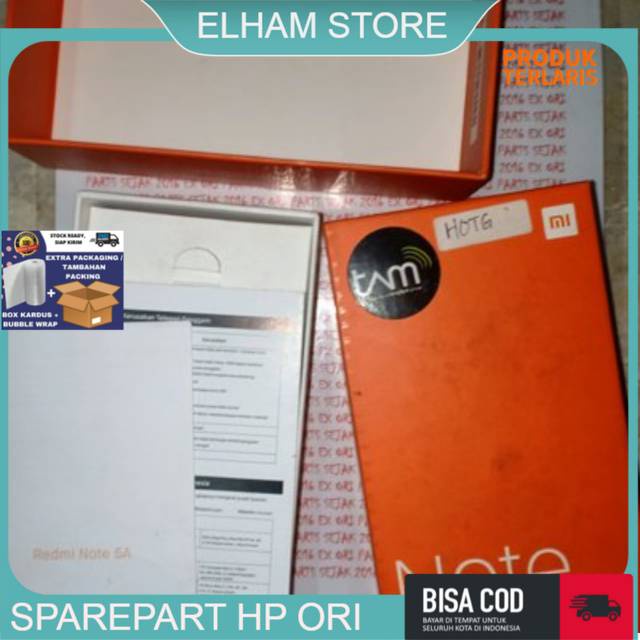 

KOTAK DUS BOX DUSBUK WADAH TEMPAT KARDUS XIAOMI NOTE 5A TAM RESMI KOMPATIBEL ASLI BAWAAN