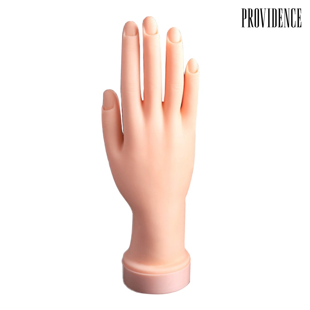 Providence Bendable Table Mount Soft Manicure Practice Model Nail Art Training Faux Hand