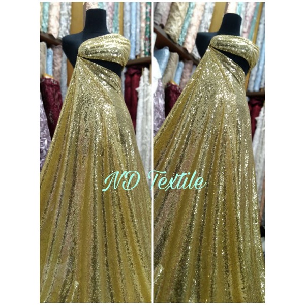 Kain/SEQUIN 1000/Payet Sequin/Seribu Payet/Bahan Kebaya