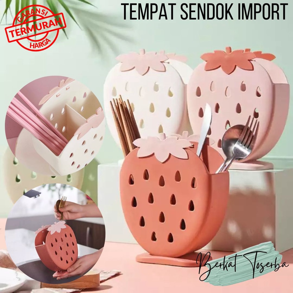 VS BG - Tempat Tirisan Sendok Garpu Pengering Alat Makan Tempat stationary MINSO Multifungsi