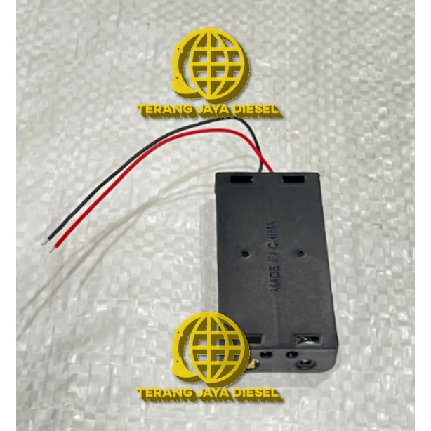 Tempat sarang dudukan batu baterai batere a2 isi 2 holder stand AA