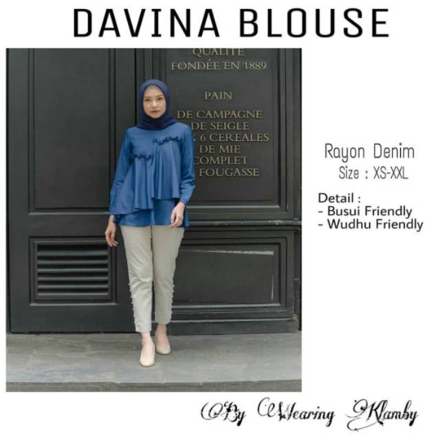 DAVINA BLOUSE BY WEARING KLAMBY