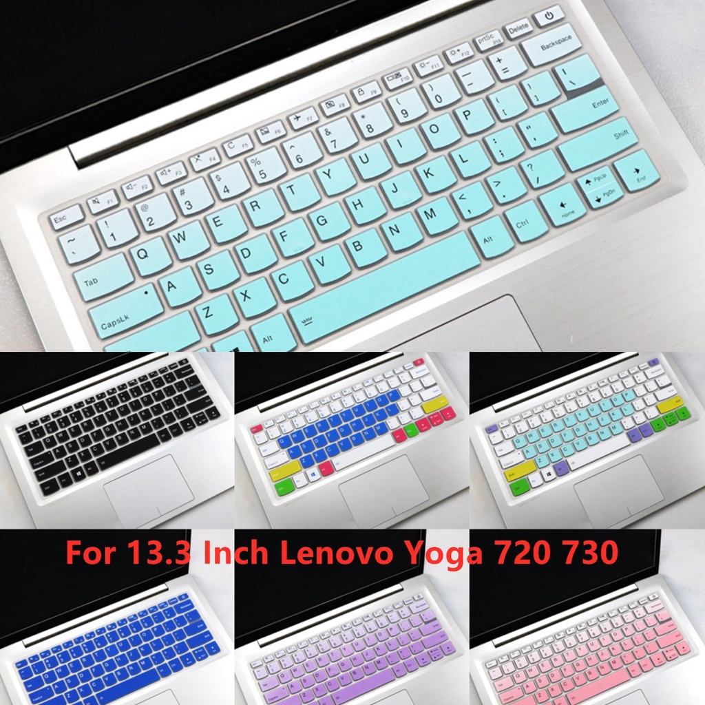 Casing Pelindung Keyboard Silikon Lembut Ultra Tipis Untuk Lenovo Yoga 720 730 13.3inci