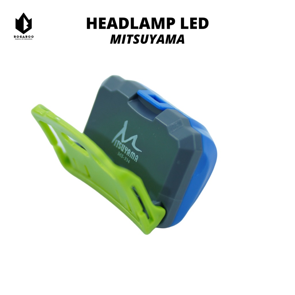 Headlamp Mitsuyama Mini 3 LED - Lampu Kepala -Lampu Mata Kucing