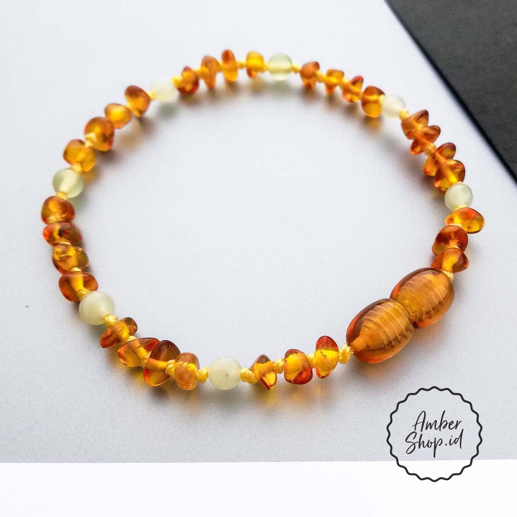 ASD2 (FREE GIFT) Gelang Amber Dewasa - Amber Shop