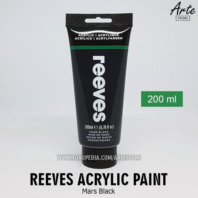 

Promo! Cat Acrylic Reeves Mars Black 200 Ml Terpercaya