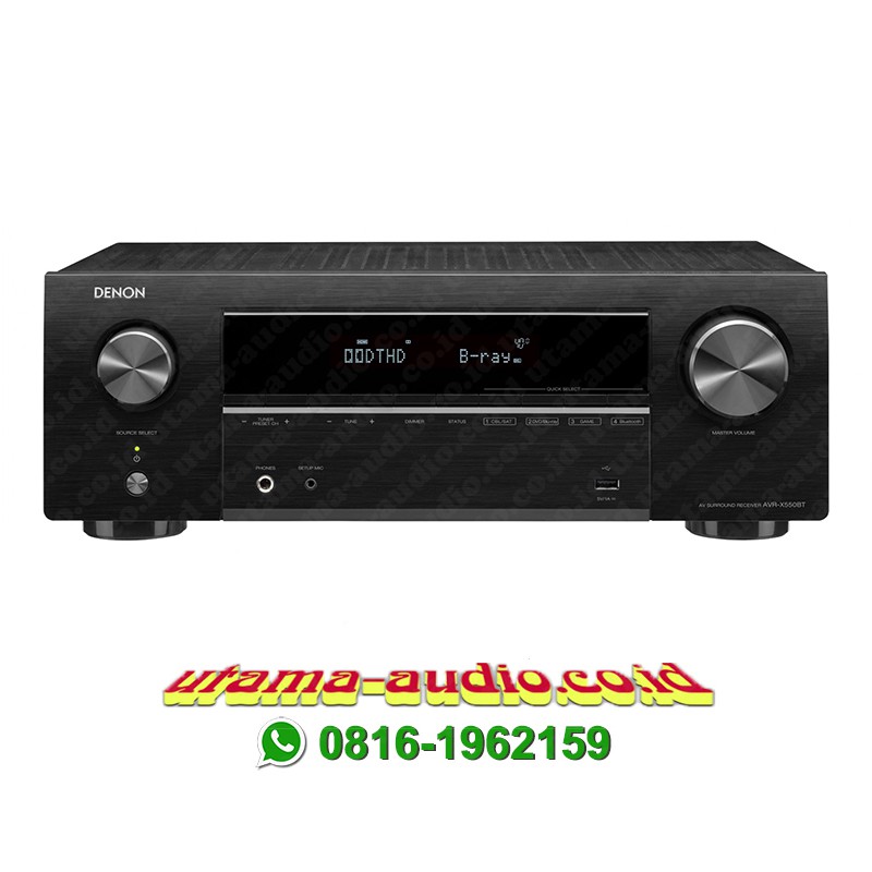 Denon Avr X550 Bt 5 2 Channel Av Receiver Shopee Indonesia