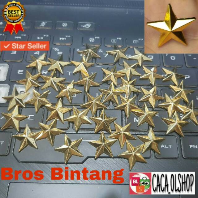 Bros Bintang 2 cm Tanpa Paku