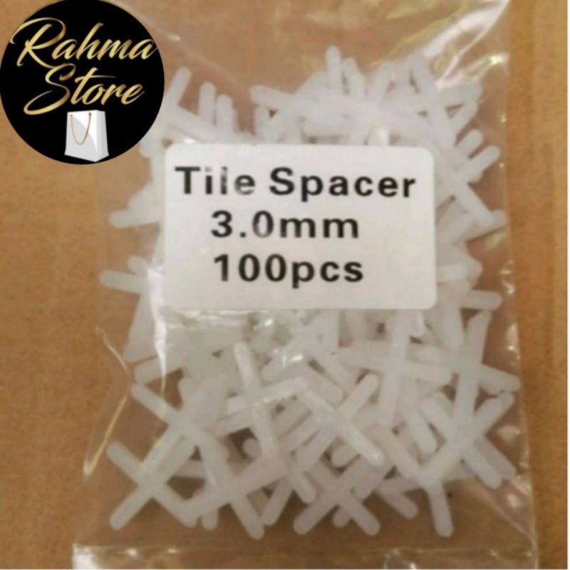 Pengatur Jarak Nat Pembatas nat Granit Pasang tile Spacer Keramik 3 Mm 100