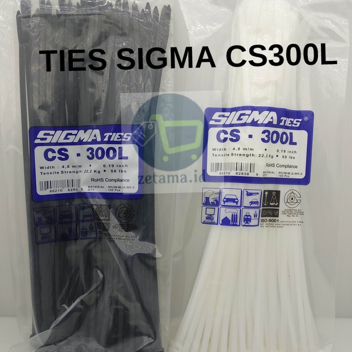 

READY KABEL TIES 30CM SIGMA CS-300L / SIGMA CS300L - Putih TERLARIS