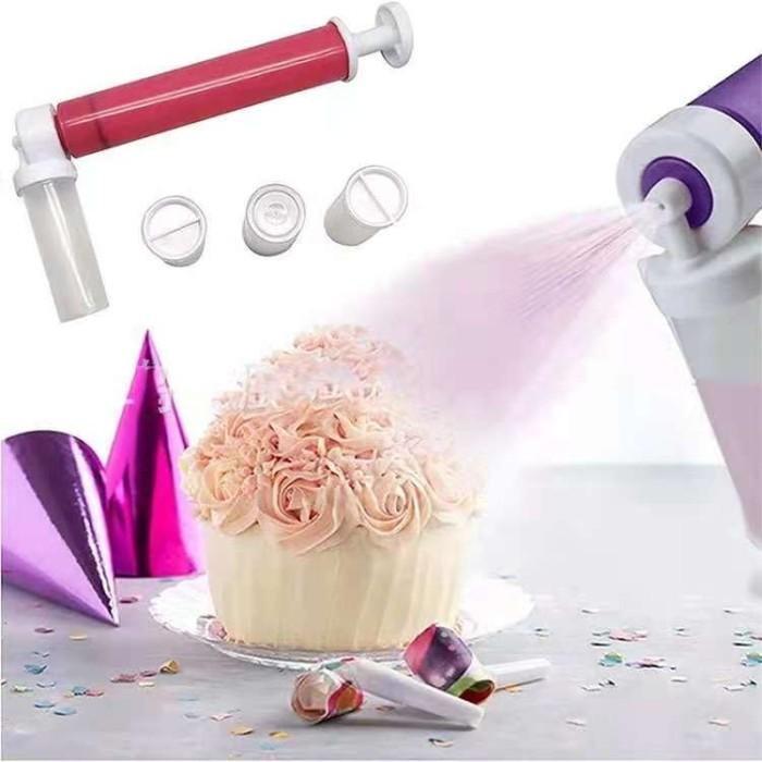 Cake Spray Gun Set Penghias Kue Penyemprot Kue Air Brush Cake Kue