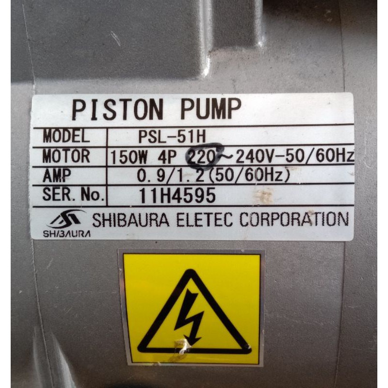 Vacum P motor Ac 220V Model PSL - 51H