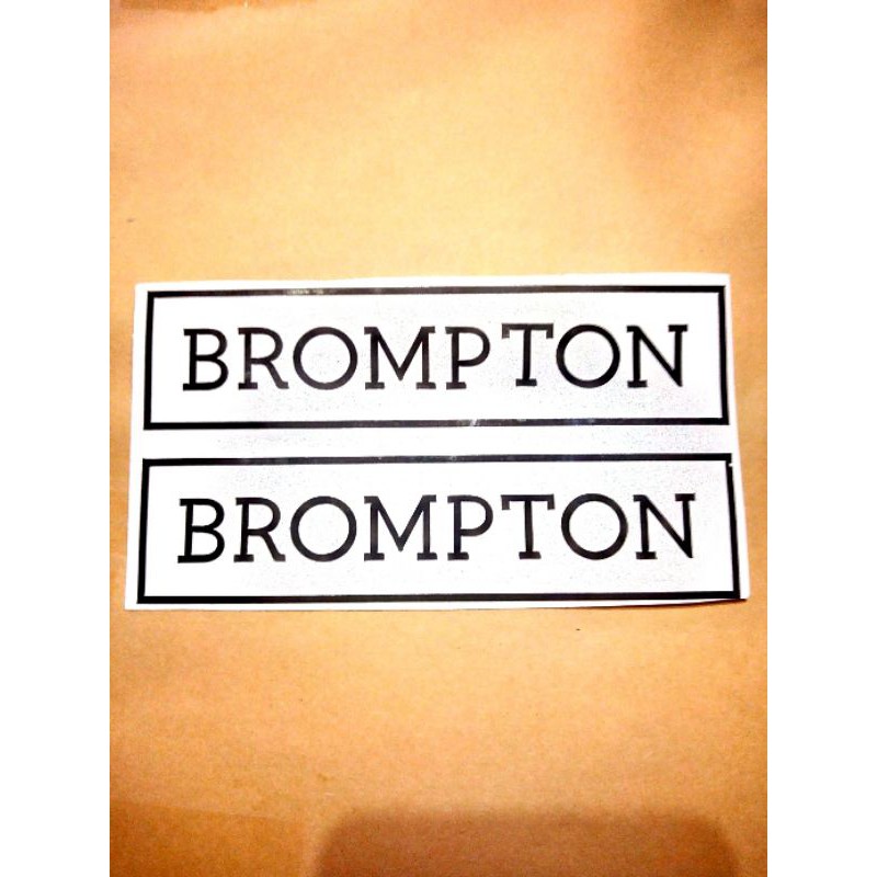 Cutting Sticker Brompton