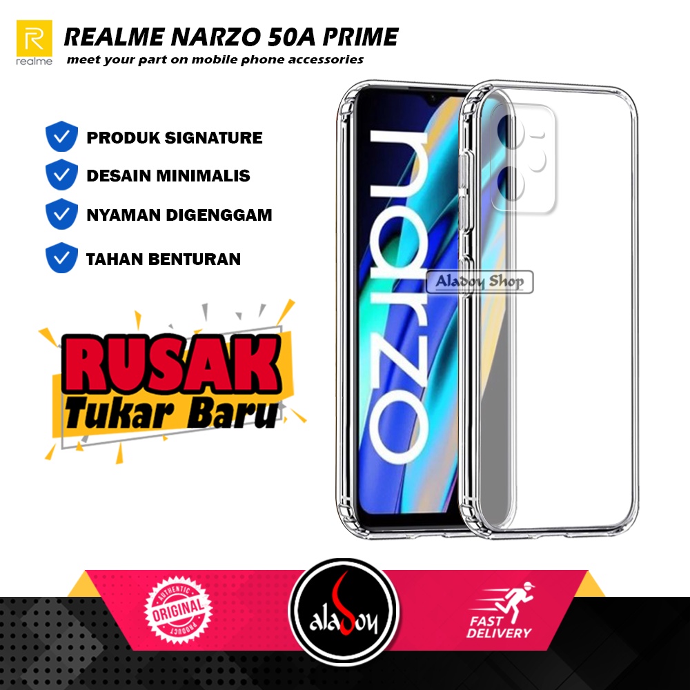 PROMO Case Realme Narzo 50A Prime Ultrathin Cristal Clear Premium Softcase