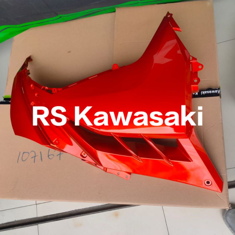 fering fairing samping ninja 250 fi orange original kanan