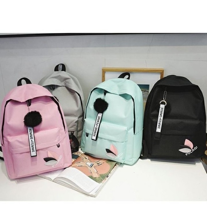 Tas punggung wanita/ransel wanita/tas travelling import/tas sekolah korea/tas multifungsi murah 9104