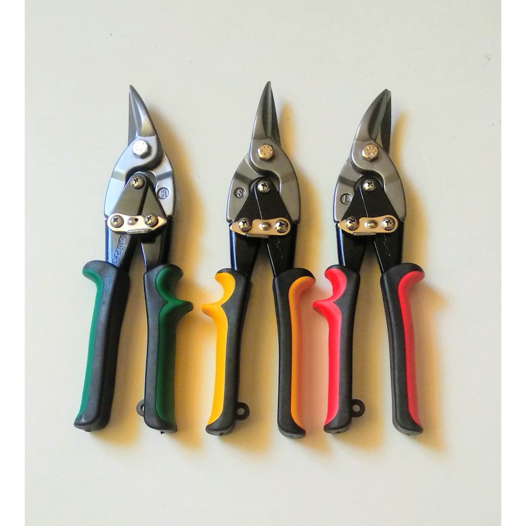 PROMO Gunting baja ringan holo hollow set 3pc Lurus-bengkok kiri-kanan