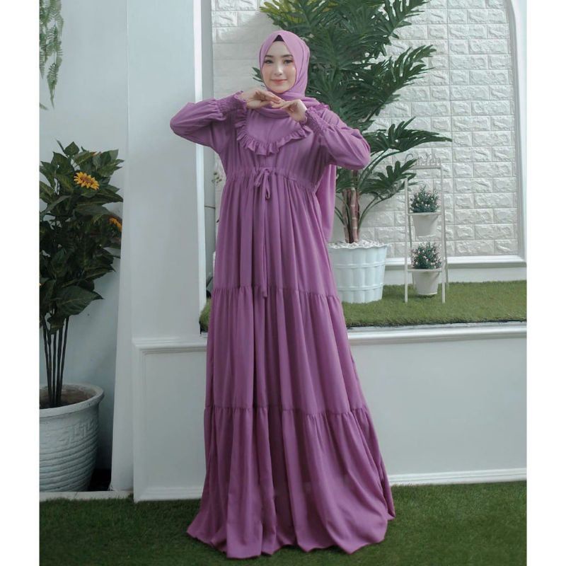 gamis polos ceruty susun 3