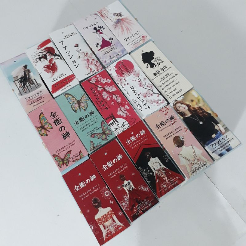 

hang tag 2000 pcs label baju import hangtag hantag handtag jepang campur ready stok