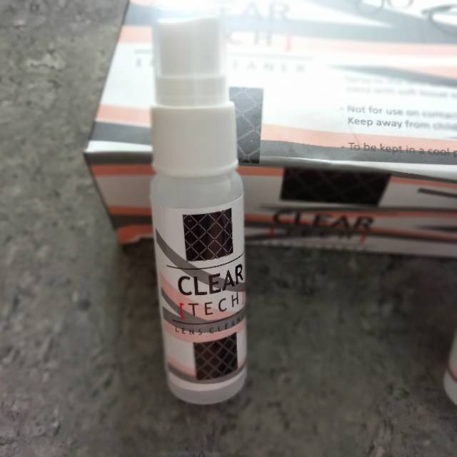 Cairan pembersih lensa kacamata CLEARTECH/air semprotan kacamata/air pembersih lensa kacamata