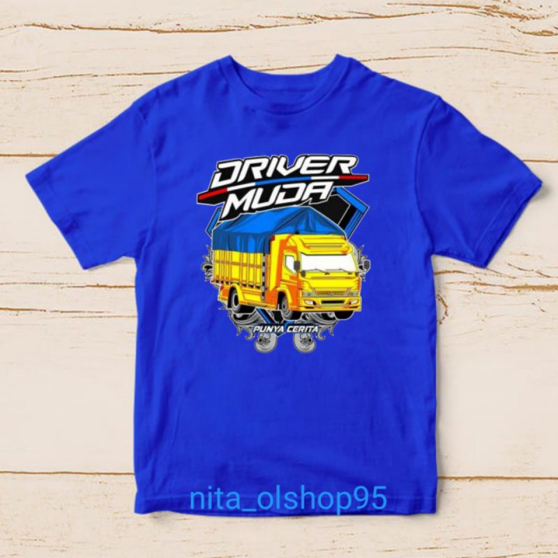 baju anak truk mobil oleng kaos anak terlaris