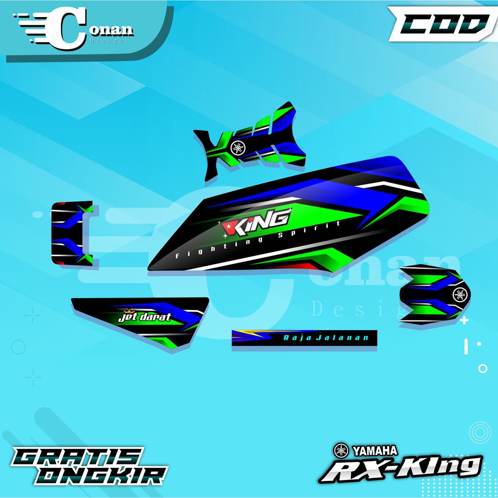 Striping Rx King Variasi 2004 2008 Setriping RX King Strip Fighthing Spirit Variasi Motor RX KING