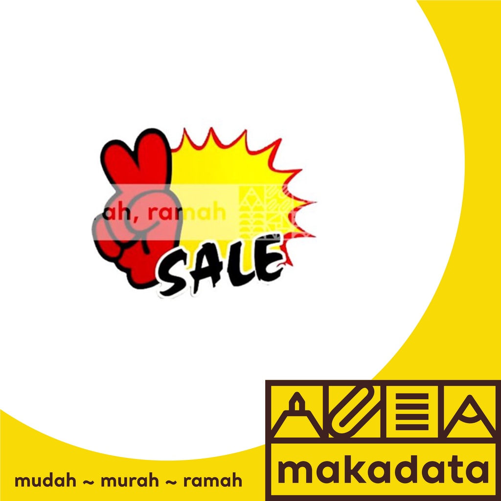 

PRICE TAG SIGN PAPER TEMPELEN PROMOSI / HARGA (LARGE-5A) MURAH