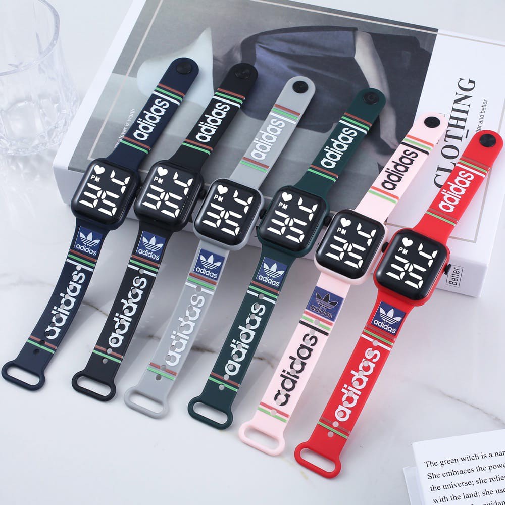 [DG] JAM TANGAN WANITA/PRIA TREND LED DIGITAL STRAP RUBBER TERLARIS TW-15