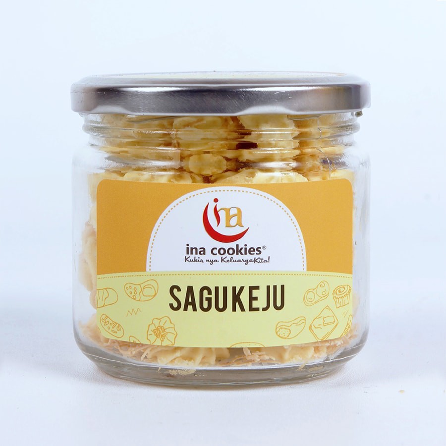 Kue Ina Cookies Sagu Keju JAR Toples Kaca / Kue Kering Bandung / kue kering lebaran